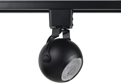 Трековый светильник ЭРА TR35-GU10 BK (220V, шар)
