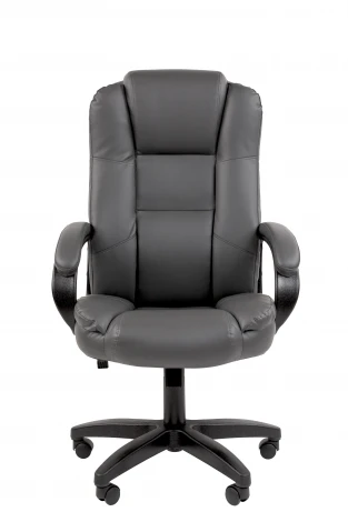 Офисное кресло Chairman 600LT Россия чер.пласт экопремиум серый