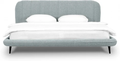 Кровать Amsterdam ОГОГО (арт.750817), (Шенилл/Серый)