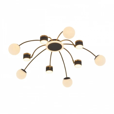 Потолочная люстра на штанге Arte Milano 272040/10 BK/GD (LED, 220V, шарики)