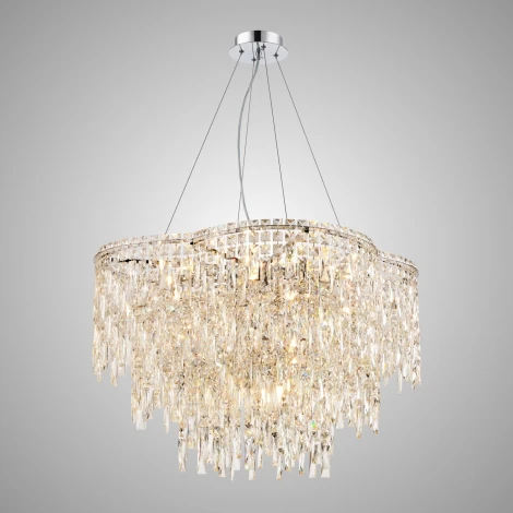 Подвесная люстра Crystal Lux ABRIL SP12 (220V, на тросе)