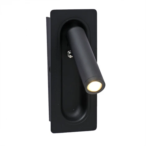 Спот встраиваемый Kink Light Ризи 08071M,19 черный (LED, 220V)