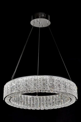 Подвесная люстра Fluorite Ravissement FL1068-6P (LED, 220V, хрусталь, на тросе, круглые)