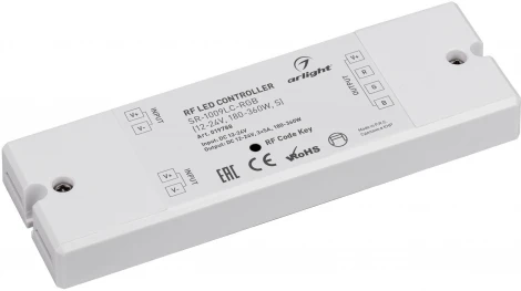 Контроллер SR-1009LC-RGB (12-24V, 180-360W, S) (IP20 Пластик) 019788 Arlight