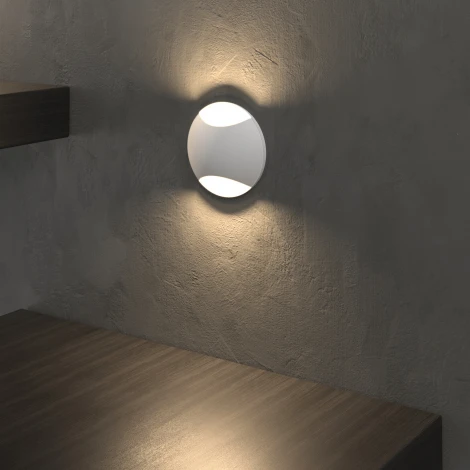 Встраиваемый светильник уличный Elektrostandard MRL LED 1105 белый (220V, круглые, IP65)