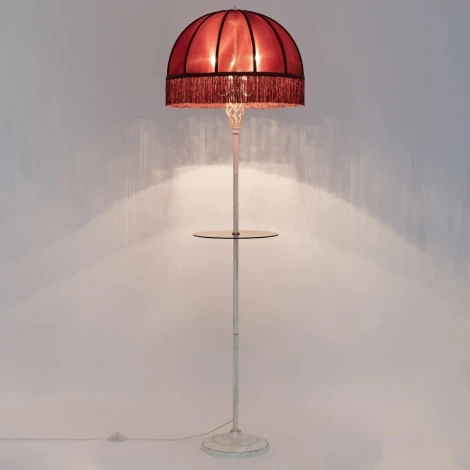 Торшер с полкой бахрома Citilux Базель CL407923T (220V, выключатель)