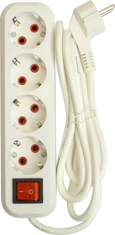 Удлинитель 4-х местный 2 метра с заземлением Stekker Home 49358