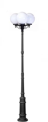 Наземный фонарь Oasis Light L 88210LB/E7 Bl (220V, фонарь, шар, IP44)