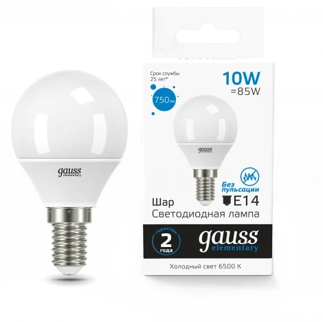 Лампочка светодиодная Gauss Elementary 53230