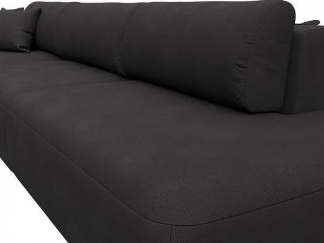 Диван угловой Лига-036 НПБ Модерн Лонг левый угол Лига Диванов (Замша) арт.127760L