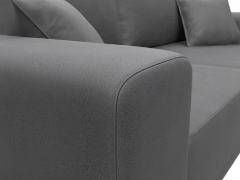 Диван прямой Льюес Лига Диванов (Замша) арт.126704