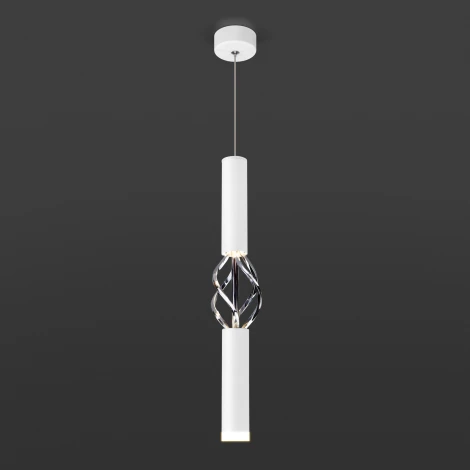 Подвесной светильник Eurosvet Lance 50191/1 LED белый/хром (220V, на проводе)