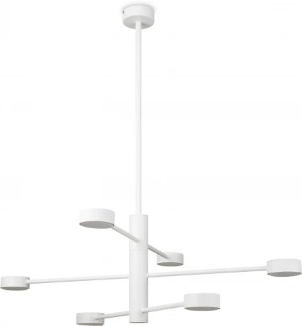 Потолочная люстра ярусная на штанге Freya Tactic FR5363CL-06W (220V, круглые)