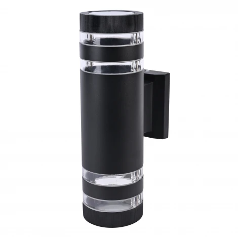 Настенный светильник уличный Е27 черный Uniel UUL-S20A 2x60W/E27 IP65 BLACK