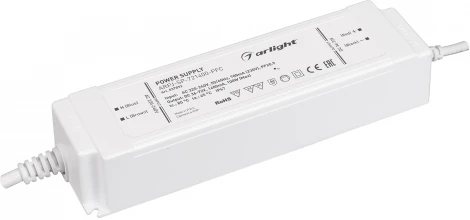 Блок питания ARPJ-SP-721400-PFC (100W, 36-72V, 1.4A) (Arlight, IP67 Пластик, 5 лет) 037893