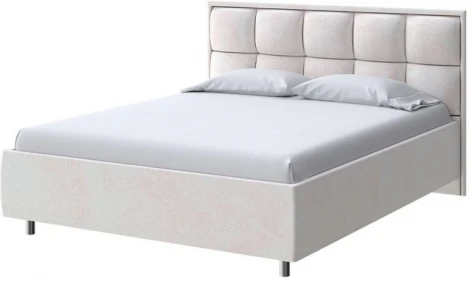 PROxSON Кровать Chessy без основания (Ткань: Велюр Teddy Жемчужный) 120x190