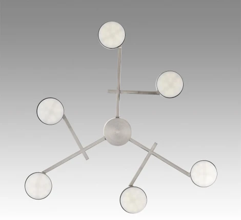 Потолочная люстра Lumion Dabra 8115/6C никель, металл LED GX53 6*7W 220V