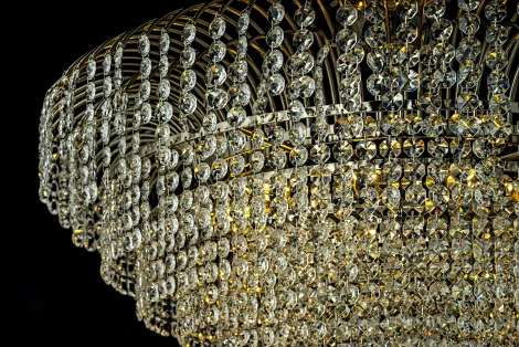 Потолочная люстра буше Arti Lampadari Elba E 1.2.60.100 N (220V, хрусталь)