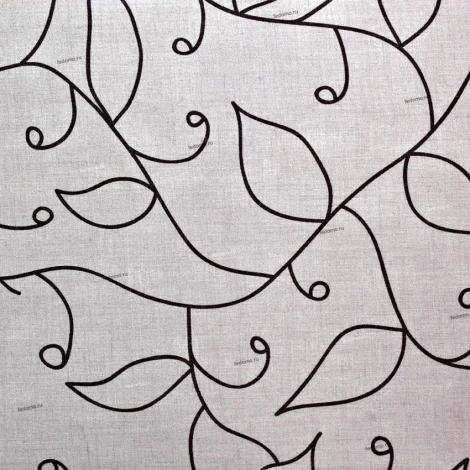 Ткань для абажуров с застежкой липучкой Eglo My Choice, кремовый с чёрным