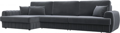 Диван угловой Лига-057 НПБ Лонг угол левый Лига Диванов (Велюр) арт.129300L