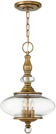 Подвесная люстра Hinkley Wexley HK-WEXLEY-3P-HB (220V, на цепи, свеча)