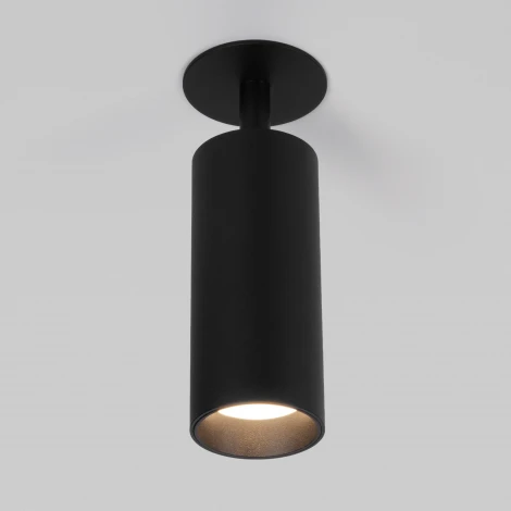 Точечный светильник встраиваемый Diffe черный 10W 4200K 25052/LED (220V, круглые)