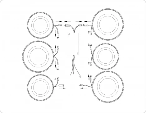 Потолочная люстра светодиодная с пультом Ambrella Original FA8872 (регулировка яркости, 220V, кольцо)