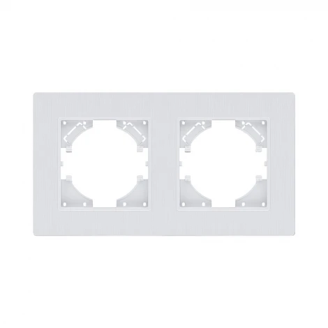 Рамка 2-постовая белый Kollinger Eleganz Plex EP2WH