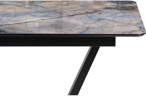 Стол на тумбе Woodville Бугун 120х80х77 магеллан / черный 532388