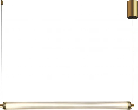 Подвесной светильник ST Luce Bamboo SL6224.313.01 Латунь/Прозрачный LED 1*30W 4000K