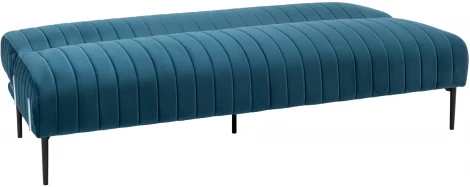 Диван прямой Stool Group Дрезден велюр синий УТ000035919