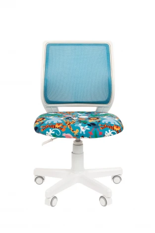 Кресло Chairman Kids 112 Россия ткань зоопарк/TW-34 белый пластик