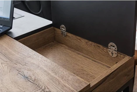 Стол рабочий R-Home Loft Дуб натур/Бетон