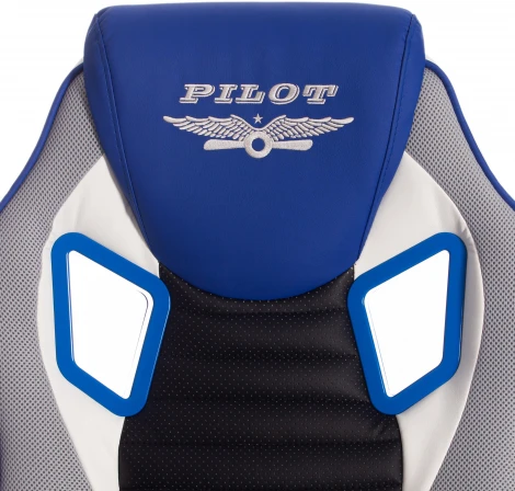 Кресло PILOT Tetchair (Черный,Синий).