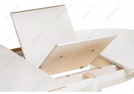 Стол Woodville Авилла молочный / золото 483902