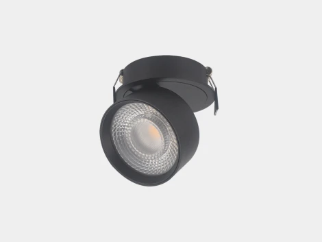 Светильник светодиодный встраиваемый диммируемый IP44 3000К, 10Вт, черный Lumker RINK R-SRC-BL-WW-DIM