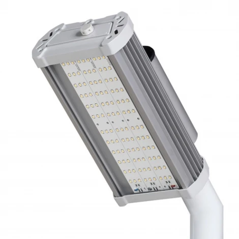 Уличный консольный светильник 5000К КСС Д Uniel ULV-R ULV-R24J 40W/5000К IP65 SILVER