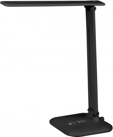 Офисная настольная лампа складываемая Эра NLED-462-10W-BK (регулировка яркости, 220V, диммер, сенсорный выключатель)