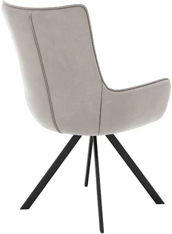 Стул DikLine 289 поворотный E52 бежевый, ножки черные арт.00-00074684