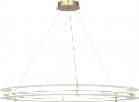 Подвесной светильник ST Luce Fagy SL6245.213.01 золотистый/Прозрачный LED 1*70W 4000K (220V, на тросе, круглые)