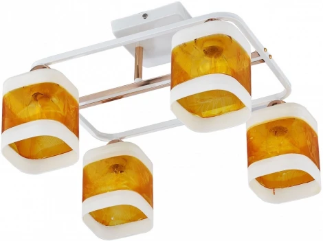 Потолочная люстра на штанге Arte Milano AMALFI 322008/4 WH+FG