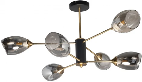 Потолочная люстра ярусная на штанге De City Акцент 680012306