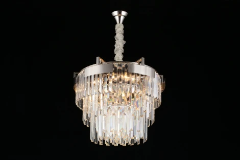 Подвесная люстра каскадная Aployt Mariz APL.813.03.09 (220V, хрусталь, на цепи)
