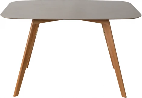 Стол обеденный обеденный JET CERAMIC прямоугольный 120*80 (Дерево бук, Прозрачный лак) FA Faggio Ardesia 80х120