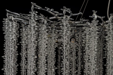 Подвесная люстра хрустальная Dio D`arte Tavenna Nickel Tavenna H 1.5.100.100 N (220V, на тросе)