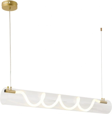 Подвесной линейный светодиодный светильник Lussole River LSP-7290 (220V, на тросе)