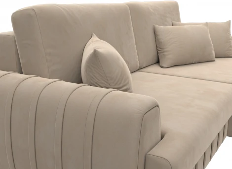 Диван угловой Лига-057 НПБ угол правый Лига Диванов (Велюр) арт.129268