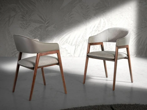 Стул 4091/ACH20070 с обивкой из ткани и экокожи арт.101874