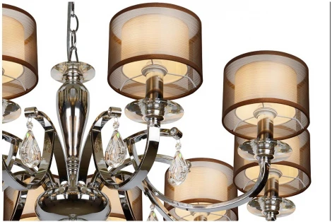 Подвесная люстра iLamp Mario RM16001/10CR (220V, на цепи)