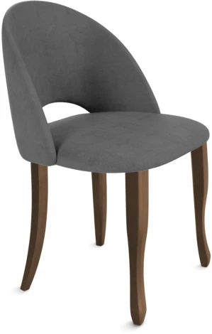 Стул SHT-ST34/S122 платиново-серый/темный орех/черный муар Sheffilton 7237453401